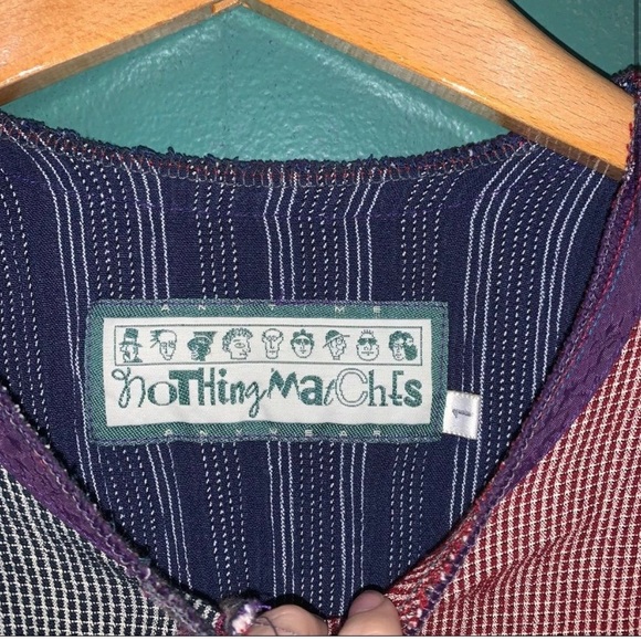 Vintage nothing matches cropped button up - Picture 2 of 4